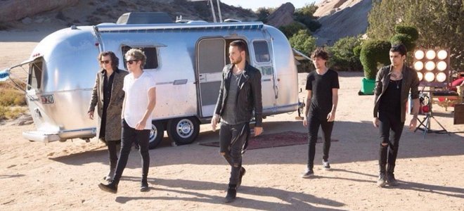 Niall Horan, Zayn Malik, Liam Payne, Louis Tomlinson and Harry Styles, spectacular in ‘Steal my Girl’